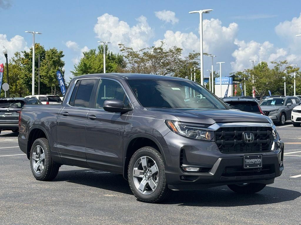 Gray (Modern Steel) 2026 Honda Ridgeline Pickup Truck All-Wheel Drive 9-Speed Automatic