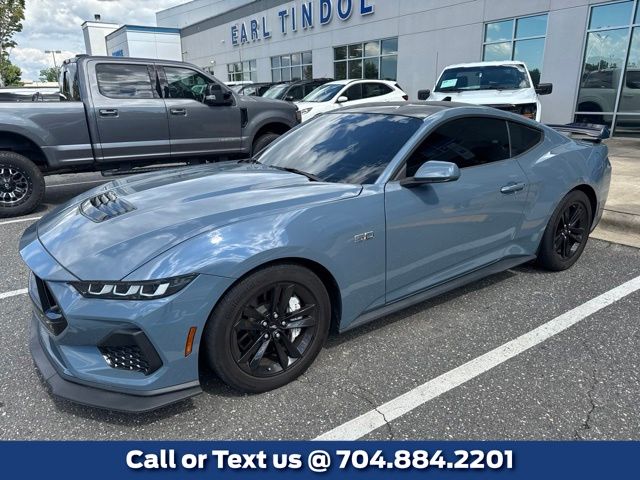 Vapor Blue 2024 Ford Mustang Coupe Rear-Wheel Drive Automatic