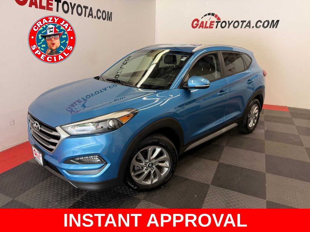 Caribbean Blue 2018 Hyundai Tucson SUV / Crossover All-Wheel Drive 6-Speed Automatic
