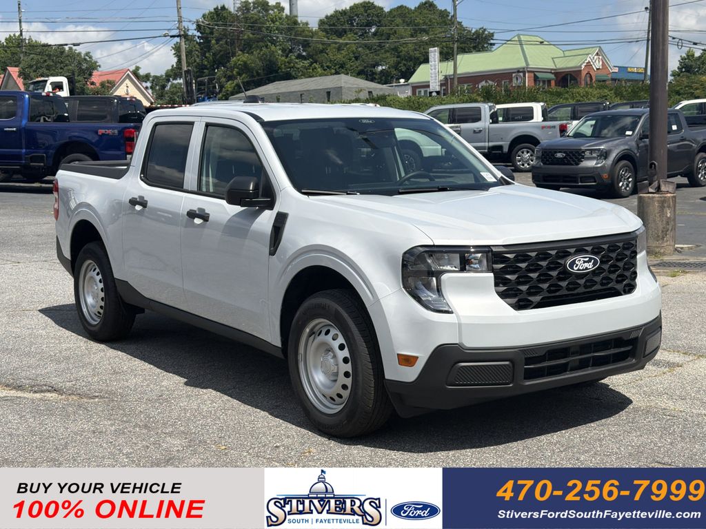 White Metallic 2026 Ford Maverick Pickup Truck Front-Wheel Drive Continuously Variable Transmission
