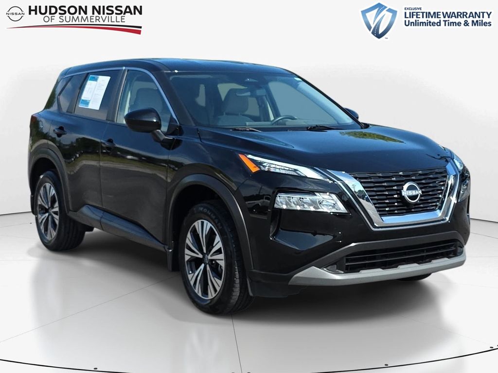 Super Black 2023 Nissan Rogue SUV / Crossover Front-Wheel Drive Continuously Variable Transmission