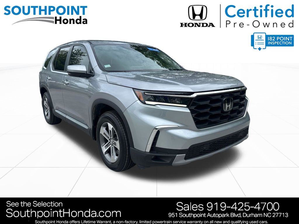 Lunar Silver Metallic 2025 Honda Pilot EX-L FWD SUV / Crossover Front-Wheel Drive Automatic