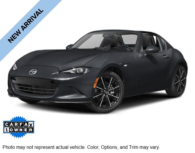 Jet Black Mica 2025 Mazda MX-5 Miata Convertible Rear-Wheel Drive 6-Speed Automatic