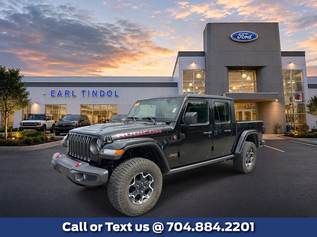 Black Clearcoat 2023 Jeep Gladiator Pickup Truck Four-Wheel Drive 8-Speed Automatic