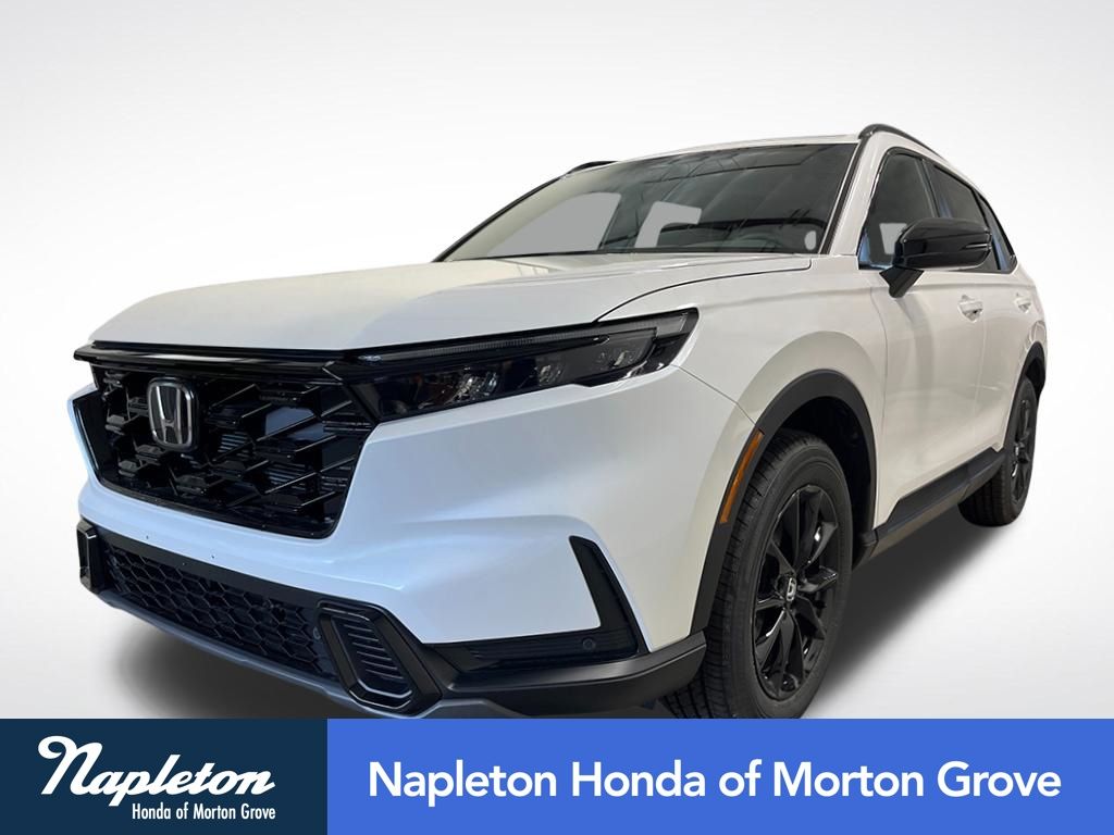 Platinum White Pearl 2026 Honda CR-V Hybrid SUV / Crossover All-Wheel Drive Continuously Variable Transmission