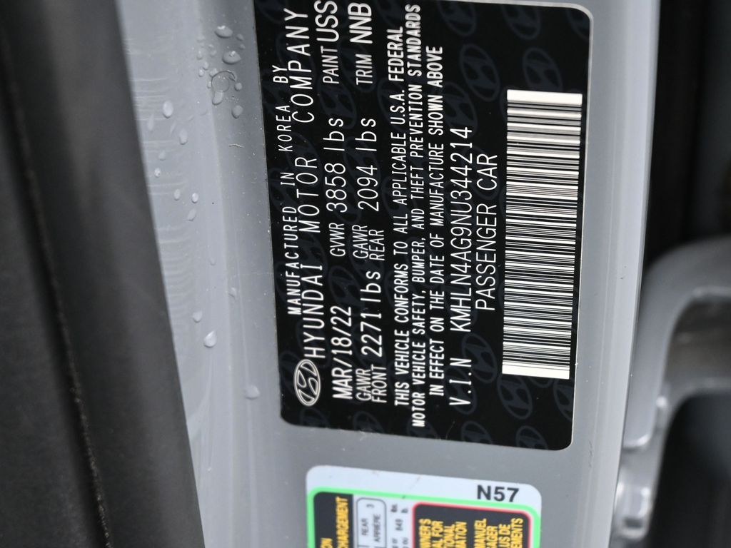 Used 2022 Electric Shadow Hyundai SEL image 16