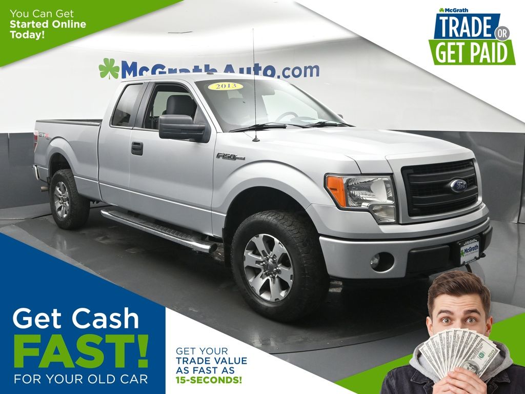Ingot Silver 2013 Ford F-150 Pickup Truck Four-Wheel Drive 6-Speed Automatic