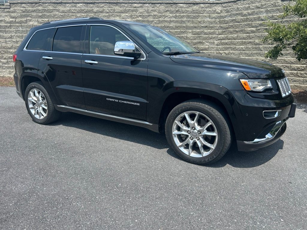 Brilliant Black Crystal Pearlcoat 2015 Jeep Grand Cherokee SUV / Crossover Four-Wheel Drive 8-Speed Automatic