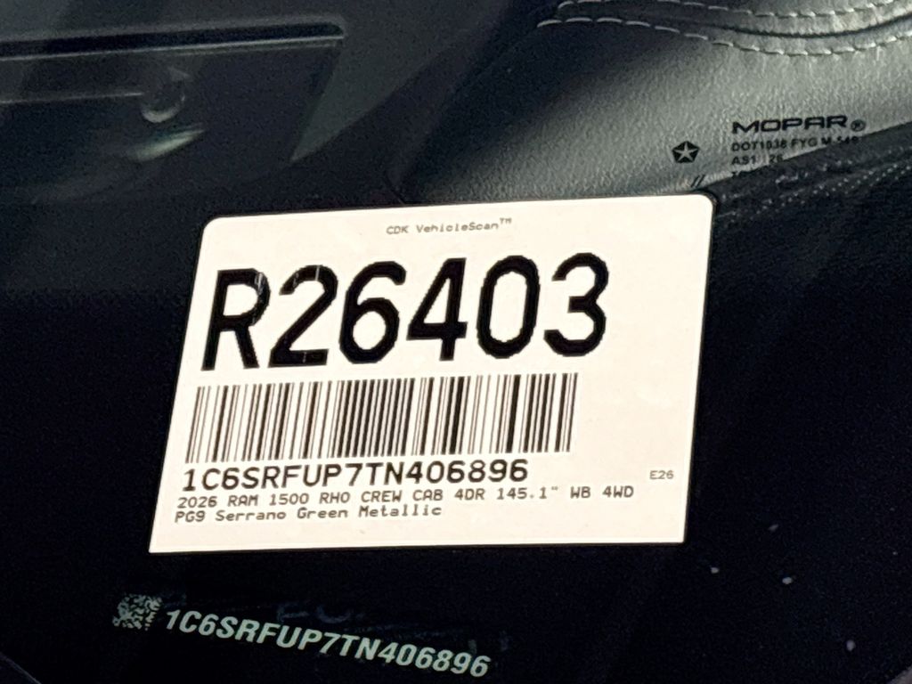 2026 Ram 1500 RHO