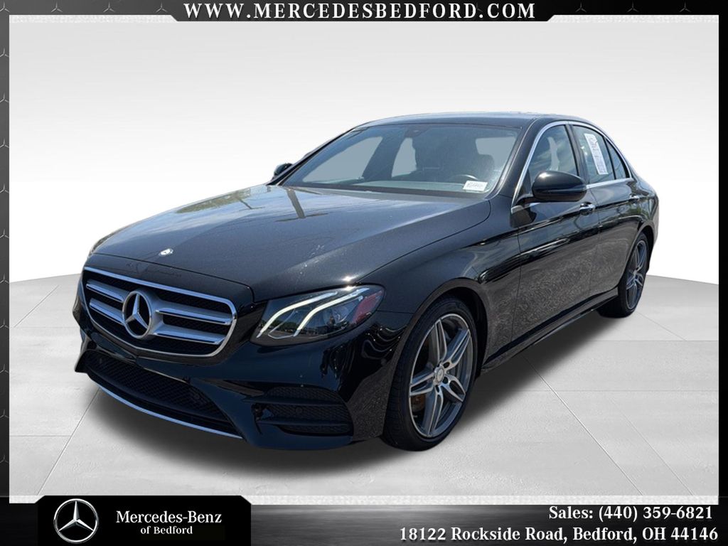 Black 2017 Mercedes-Benz E-Class E 300 Sedan Rear-Wheel Drive 9-Speed Automatic