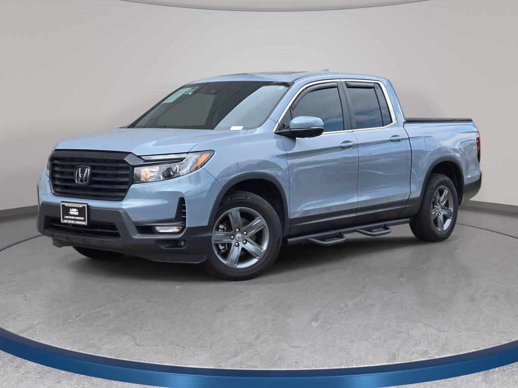 Sonic Gray Pearl 2022 Honda Ridgeline Pickup Truck All-Wheel Drive 9-Speed Automatic
