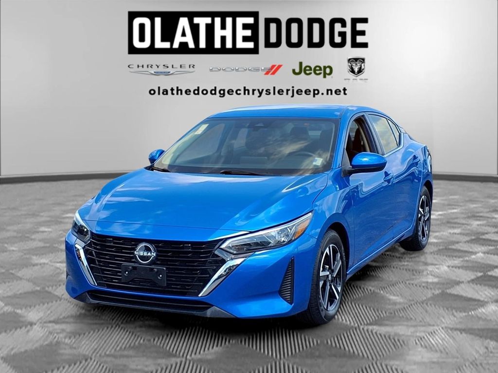 Electric Blue Metallic 2024 Nissan Sentra Sedan Front-Wheel Drive Continuously Variable Transmission