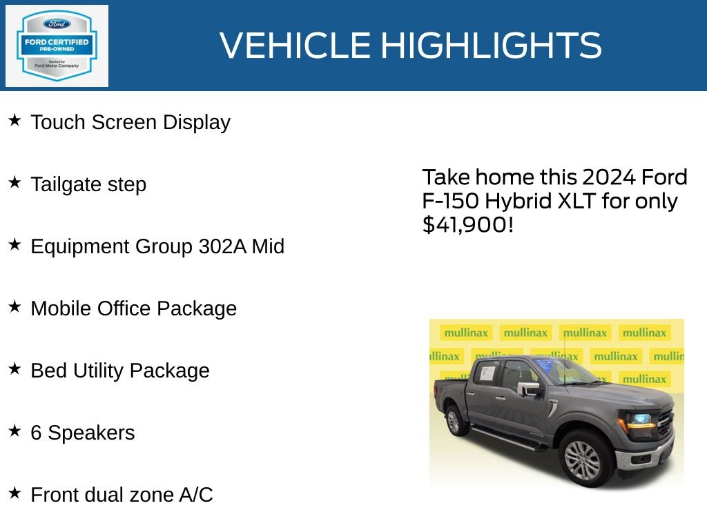 Certified Used 2024 Gray Ford XLT image 22