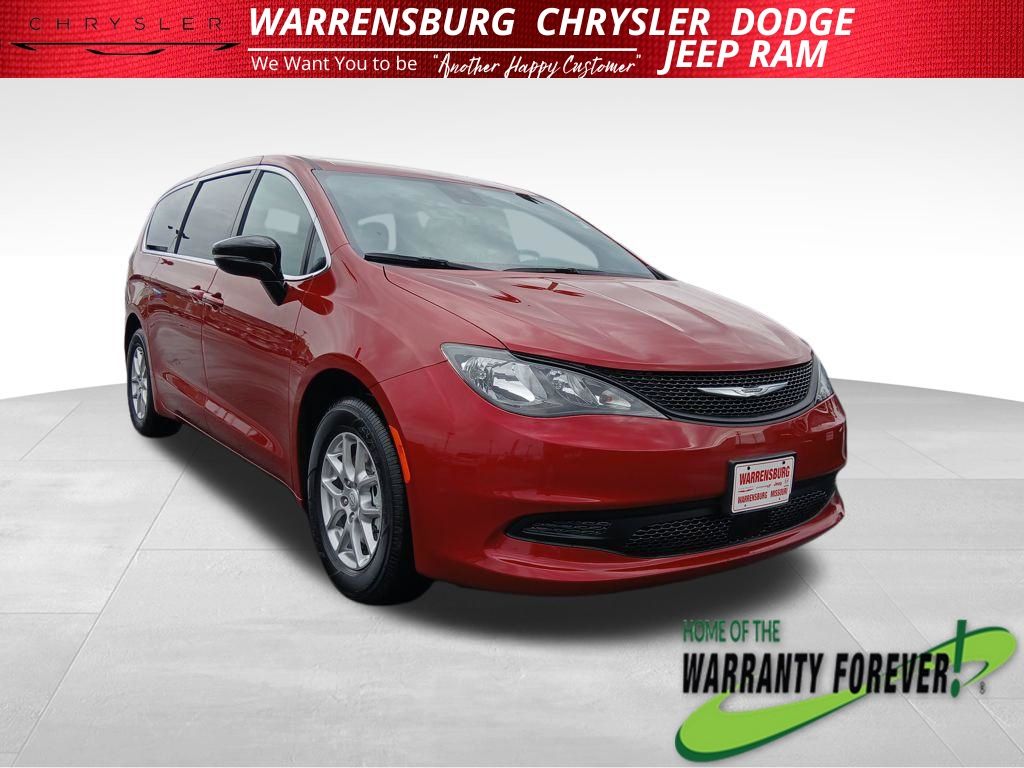 Red Hot Pearlcoat 2026 Chrysler Voyager LX FWD Minivan Front-Wheel Drive 9-Speed Automatic