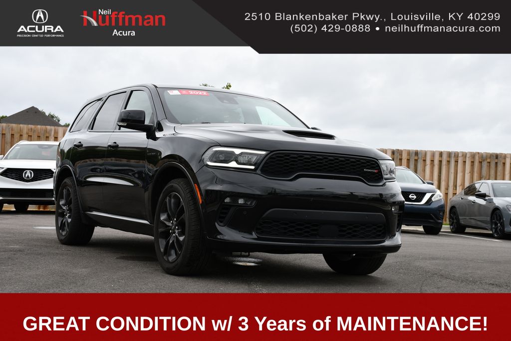 DB Black Crystal Clearcoat 2022 Dodge Durango SUV / Crossover Rear-Wheel Drive 8-Speed Automatic
