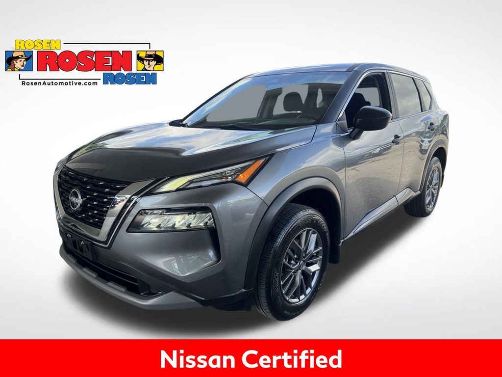 Gray (Gun Metallic) 2023 Nissan Rogue SUV / Crossover All-Wheel Drive Continuously Variable Transmission