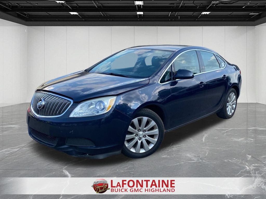 Dark Sapphire Blue 2016 Buick Verano Sedan Front-Wheel Drive 6-Speed Automatic Overdrive