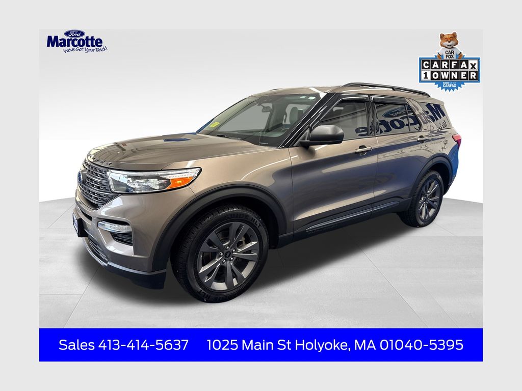 Stone Gray Metallic 2021 Ford Explorer SUV / Crossover All-Wheel Drive Automatic