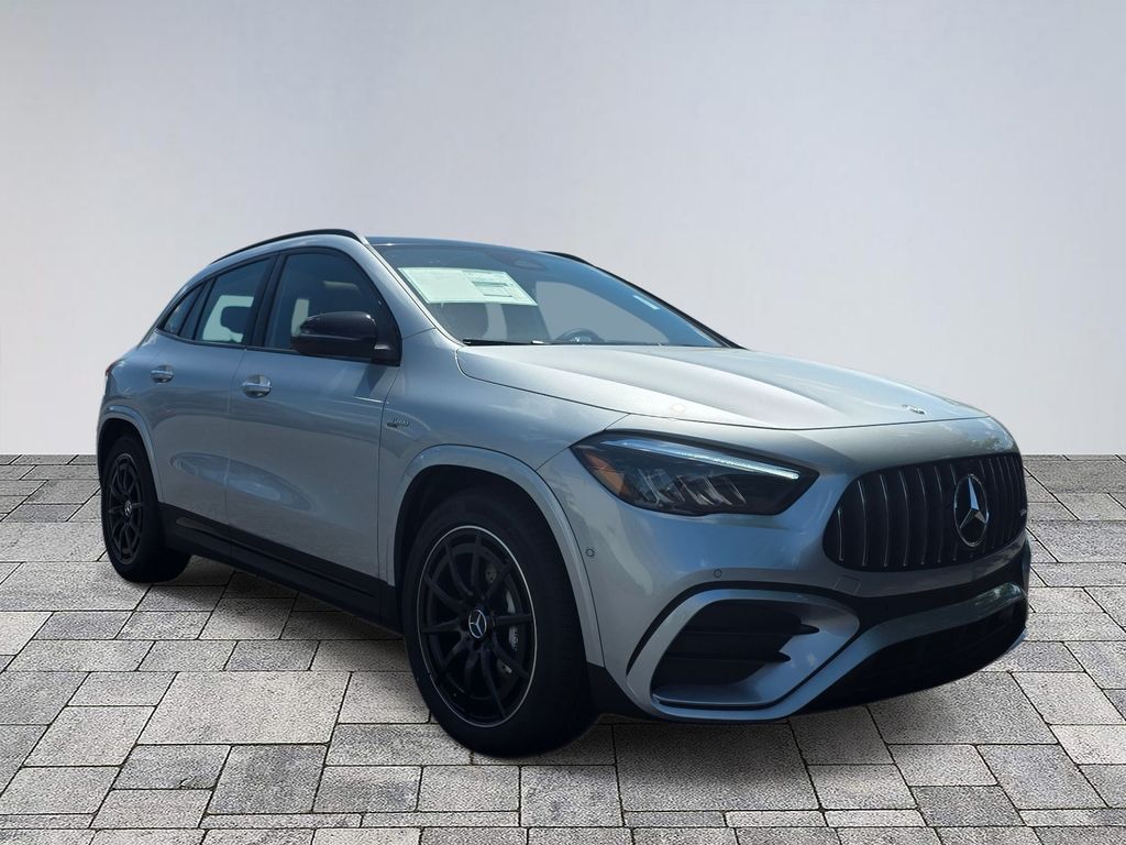 Silver 2026 Mercedes-Benz GLA AMG 35 4MATIC SUV / Crossover All-Wheel Drive 8-Speed Automatic