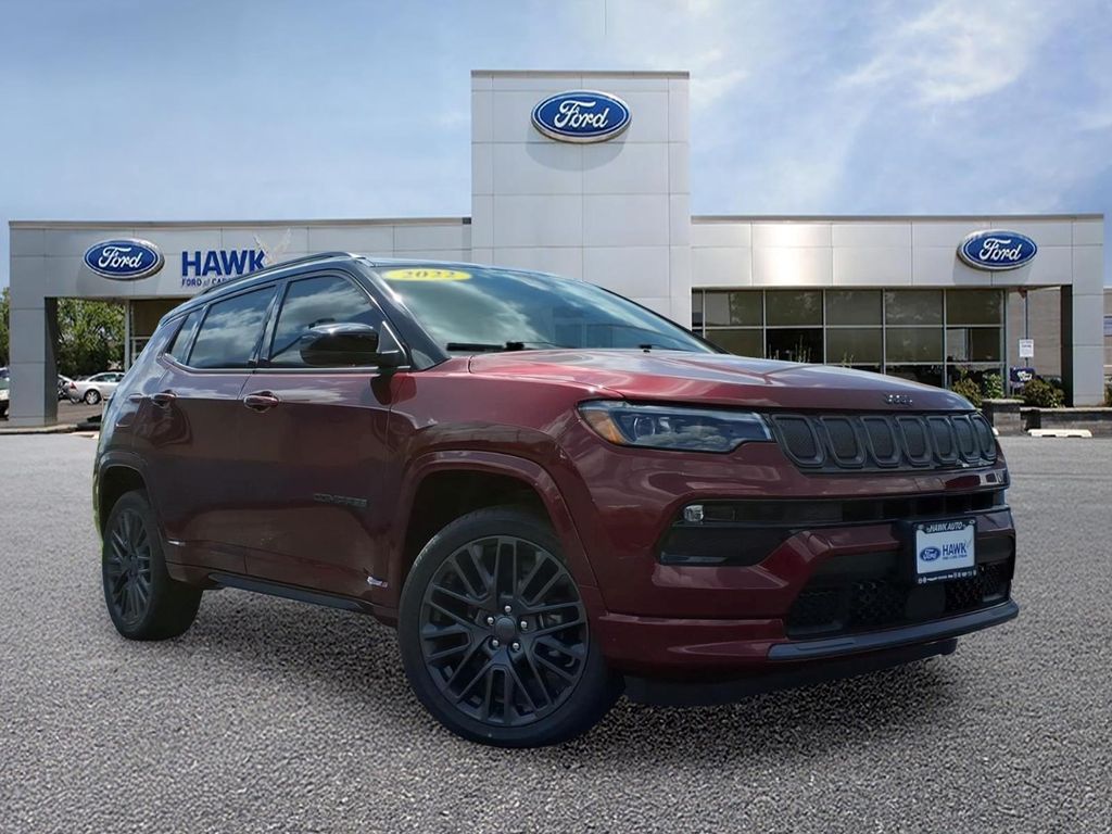 Velvet Red Pearlcoat 2022 Jeep Compass High Altitude 4WD SUV / Crossover Four-Wheel Drive 9-Speed Automatic