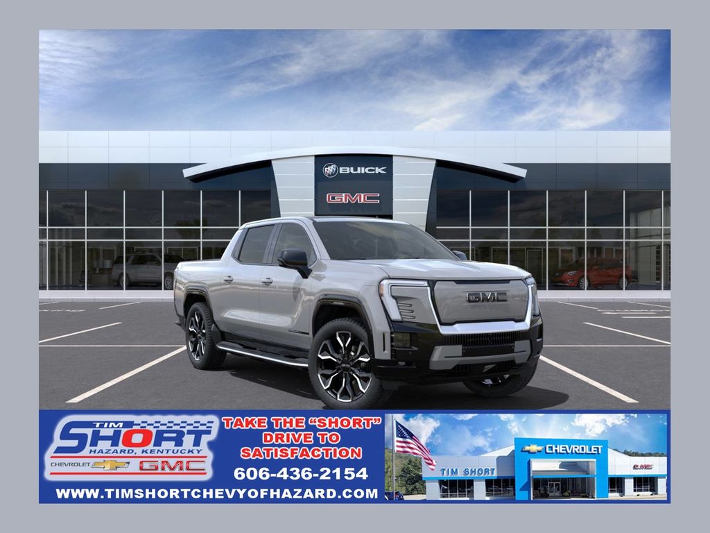 Thunderstorm Gray 2025 GMC Sierra EV Pickup Truck All-Wheel Drive 1-Speed Automatic