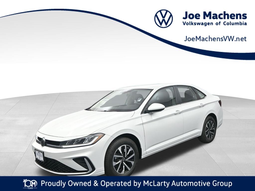 Pure White 2026 Volkswagen Jetta Sedan Front-Wheel Drive 8-Speed Automatic