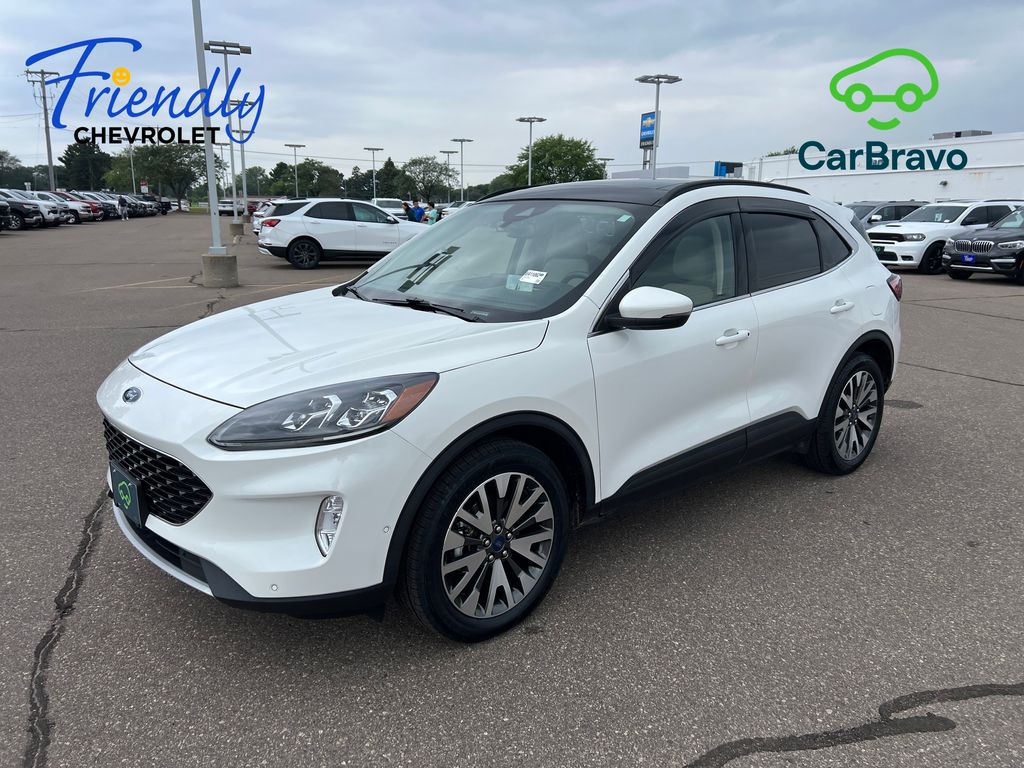 White Metallic 2020 Ford Escape SUV / Crossover All-Wheel Drive 8-Speed Automatic