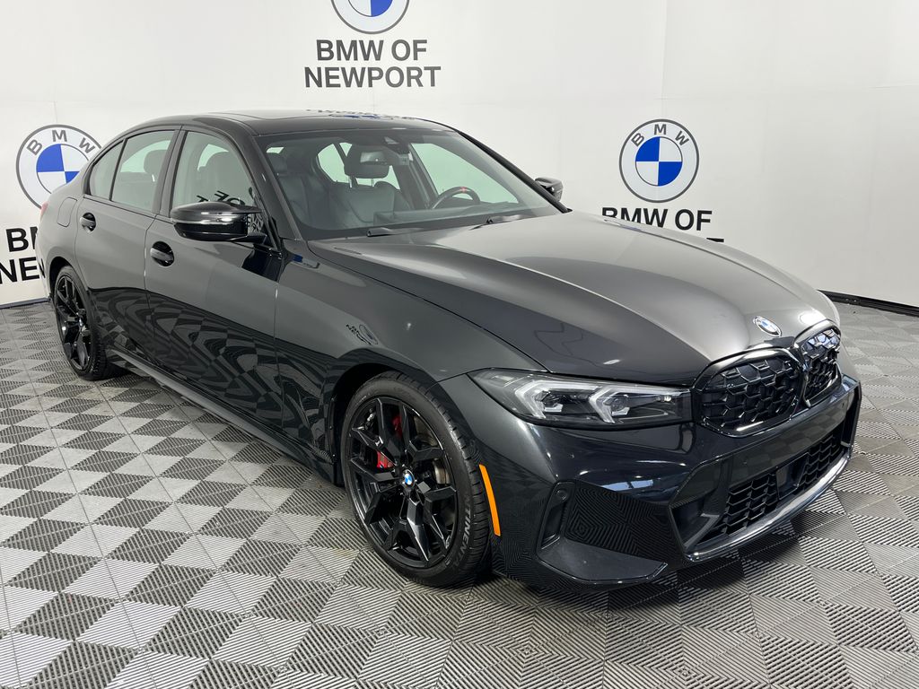Black Sapphire Metallic 2025 BMW 3 Series Sedan All-Wheel Drive 8-Speed Automatic