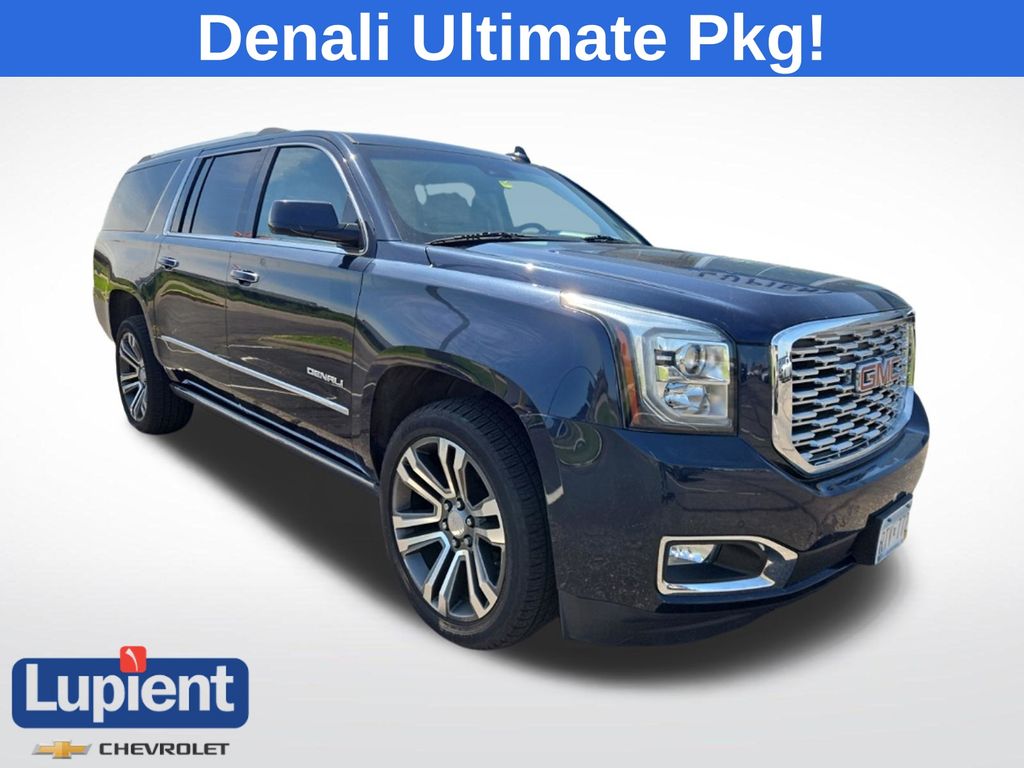 Dark Sapphire Blue Metallic 2020 GMC Yukon XL SUV / Crossover Four-Wheel Drive