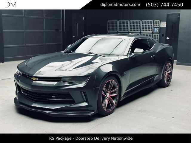 Nightfall Gray Metallic 2016 Chevrolet Camaro Coupe Rear-Wheel Drive 6-Speed Manual