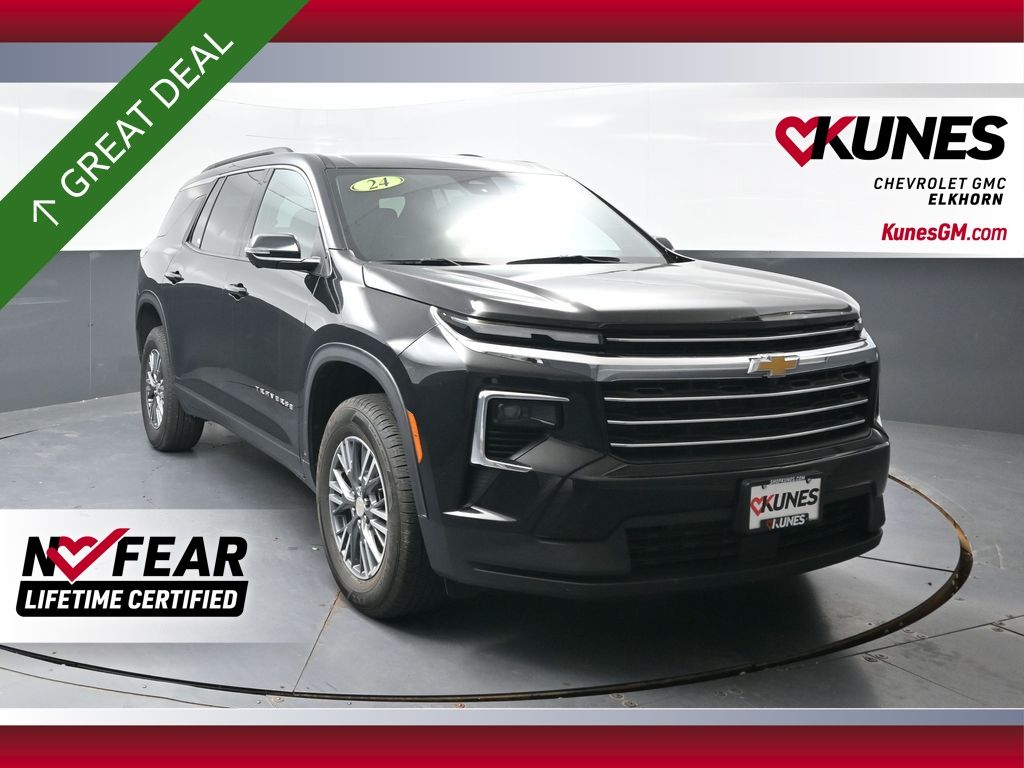 Mosaic Black Metallic 2024 Chevrolet Traverse SUV / Crossover Front-Wheel Drive 8-Speed Automatic
