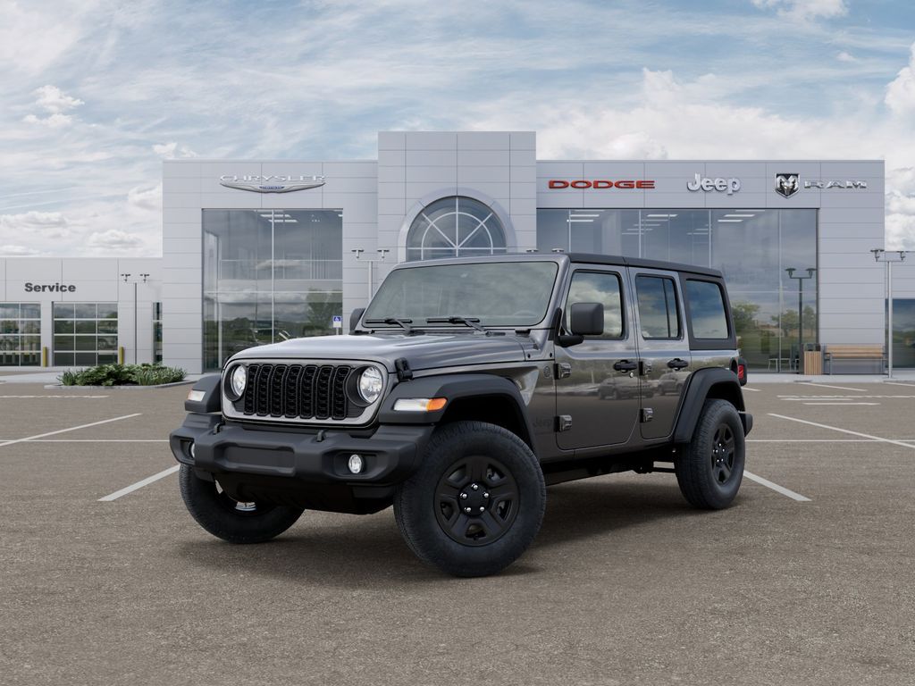 Gray (Granite Crystal Metallic Clearcoat) 2026 Jeep Wrangler SUV / Crossover Four-Wheel Drive 8-Speed Automatic