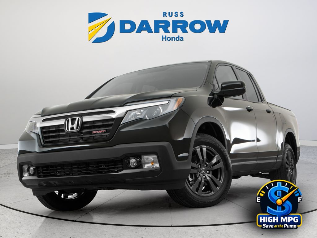 Black 2018 Honda Ridgeline Pickup Truck All-Wheel Drive 6-Speed Automatic