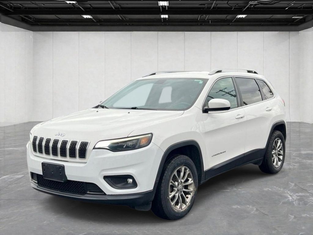 Bright White Clearcoat 2019 Jeep Cherokee Latitude Plus 4WD SUV / Crossover Four-Wheel Drive 9-Speed Automatic