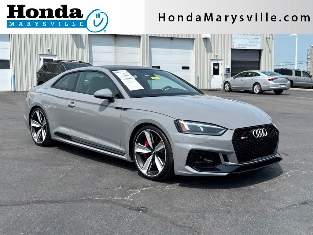 Daytona Gray Pearl Effect 2018 Audi RS 5 Coupe All-Wheel Drive 8-Speed Automatic