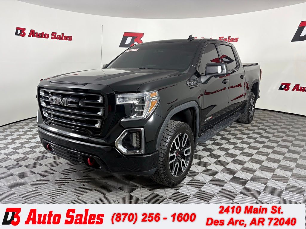 Onyx Black 2021 GMC Sierra 1500 AT4 Crew Cab 4WD Pickup Truck Four-Wheel Drive Automatic