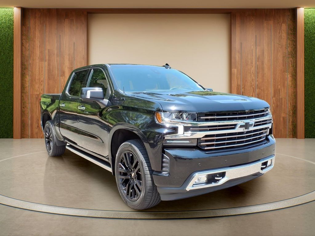 Black 2022 Chevrolet Silverado 1500 Pickup Truck Four-Wheel Drive Automatic