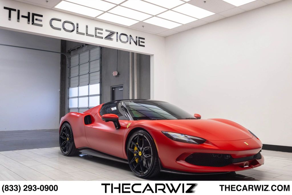 Rosso Corsa 2025 Ferrari 296 GTB RWD Coupe Rear-Wheel Drive 8-Speed Dual Clutch
