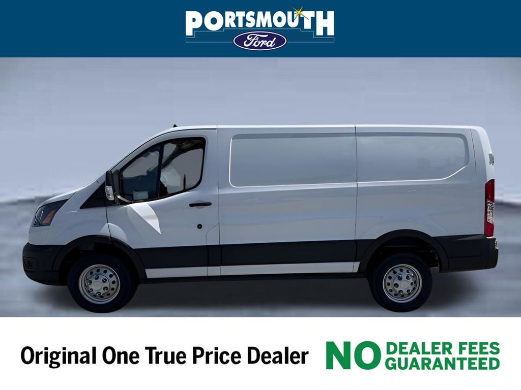 Oxford White 2025 Ford Transit Cargo 150 Low Roof RWD Van Rear-Wheel Drive