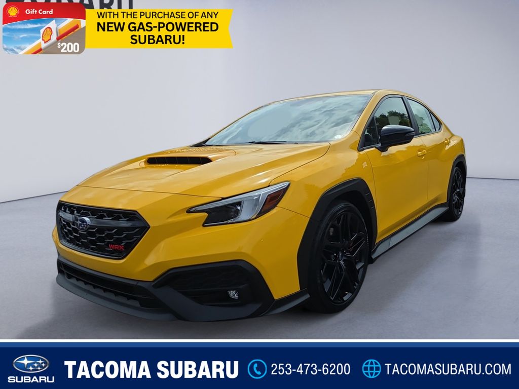 Sunrise Yellow 2026 Subaru WRX Sedan All-Wheel Drive 6-Speed Manual