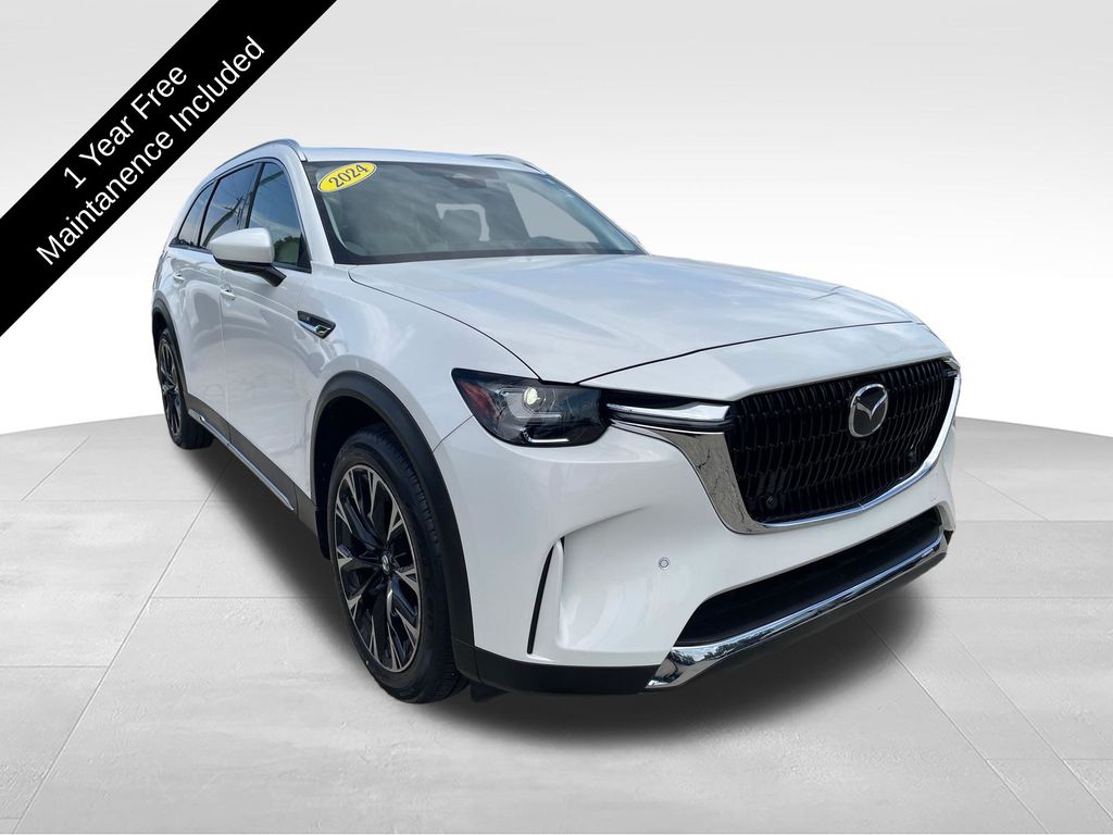 Rhodium White Premium 2024 Mazda CX-90 PHEV Premium Plus AWD SUV / Crossover All-Wheel Drive 8-Speed Automatic