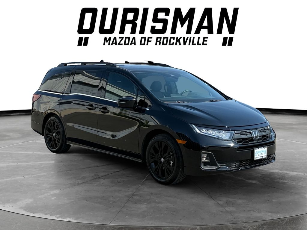 Black 2025 Honda Odyssey Sport-L FWD Minivan Front-Wheel Drive Automatic