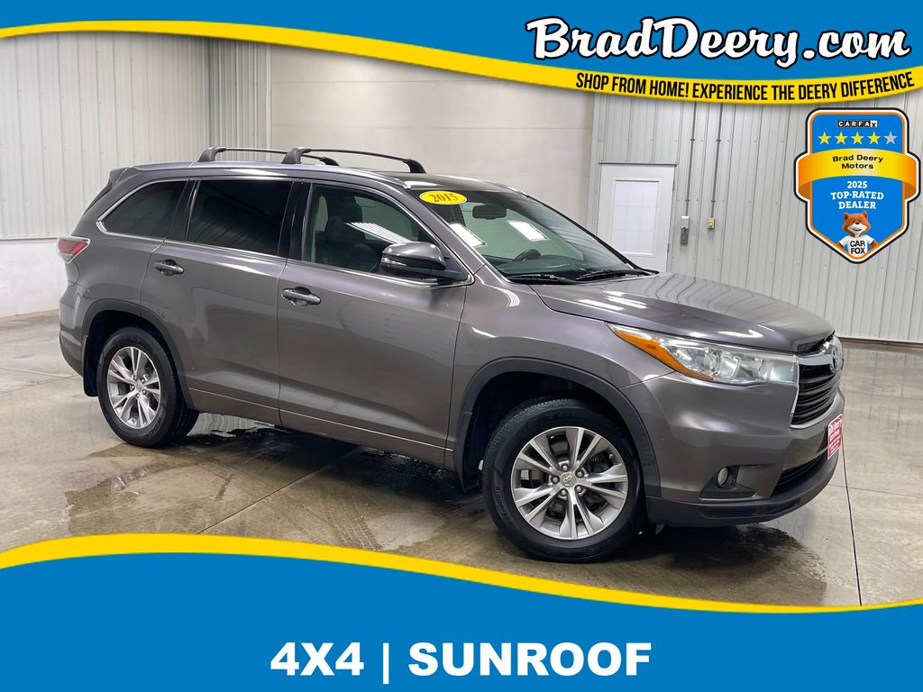 Predawn Gray Mica 2015 Toyota Highlander SUV / Crossover Front-Wheel Drive 6-Speed Automatic Overdrive
