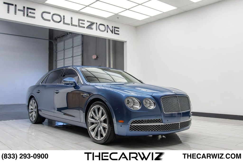 2014 Bentley Flying Spur Azul Sedán Tracción en las cuatro ruedas 8 velocidades Automática