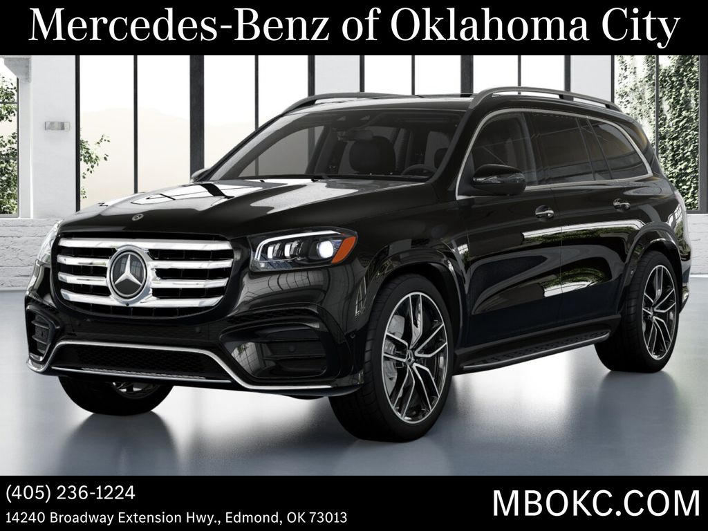 Obsidian Black Metallic 2026 Mercedes-Benz GLS SUV / Crossover All-Wheel Drive 9-Speed Automatic