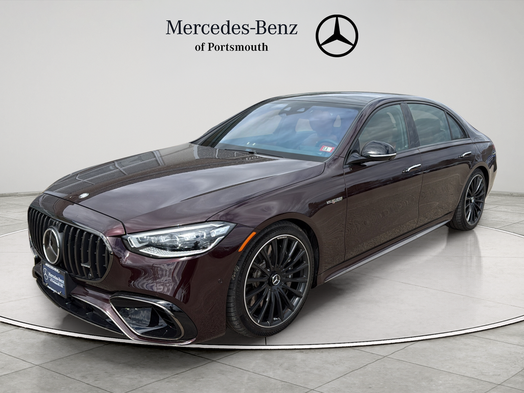 Rubellite Red Metallic 2025 Mercedes-Benz S-Class AMG S 63 E Performance 4MATIC Sedan All-Wheel Drive 9-Speed Automatic