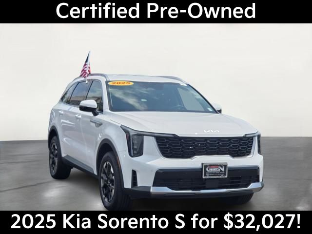 Glacial White Pearl 2025 Kia Sorento SUV / Crossover All-Wheel Drive 8-Speed Automatic