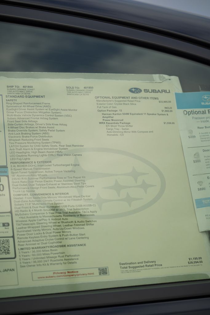 Thumbnail: 2026 Subaru WRX - 6