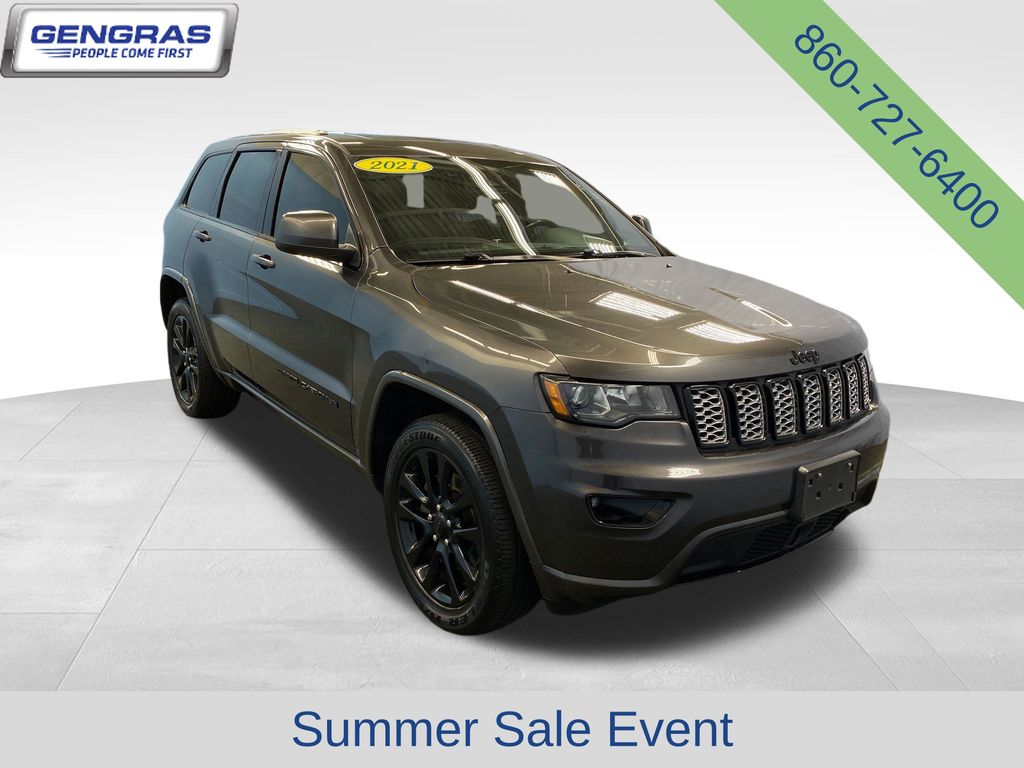 Gray (Granite Crystal Metallic Clearcoat) 2021 Jeep Grand Cherokee SUV / Crossover Four-Wheel Drive 8-Speed Automatic