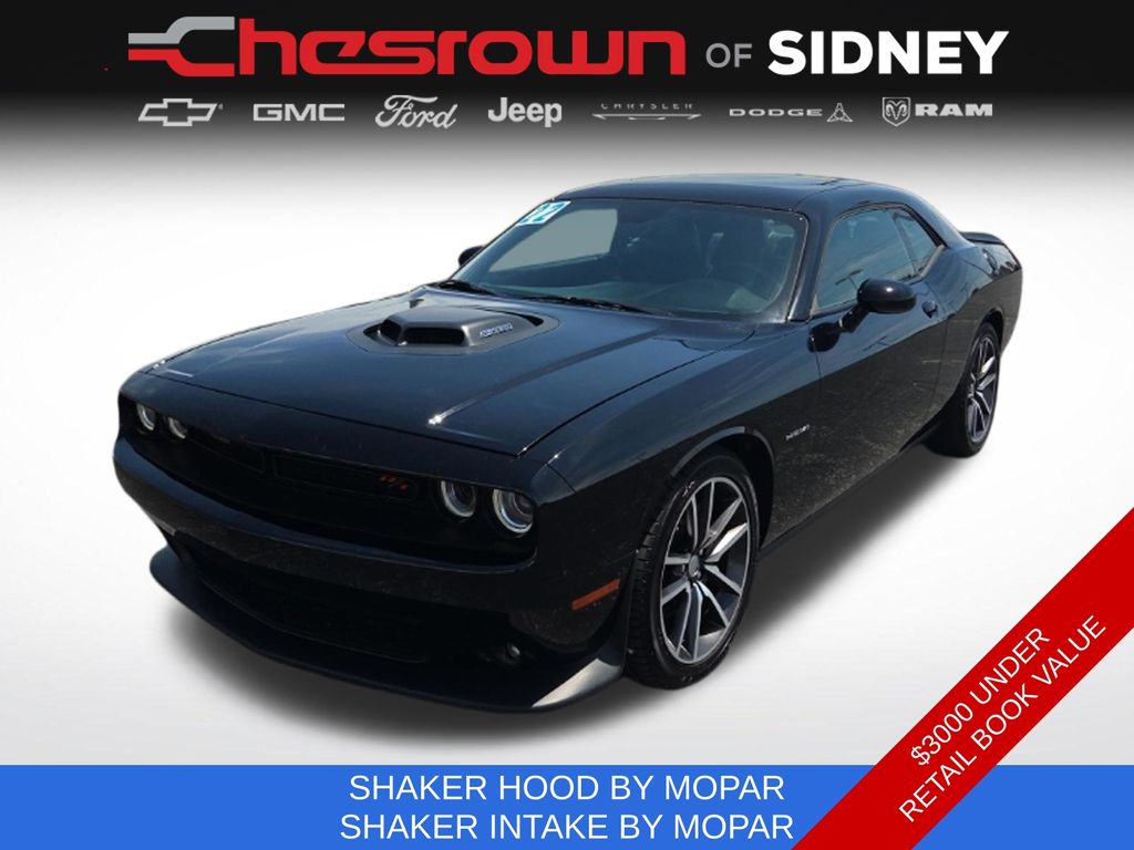 Pitch Black Clearcoat 2022 Dodge Challenger R/T RWD Coupe Rear-Wheel Drive 8-Speed Automatic